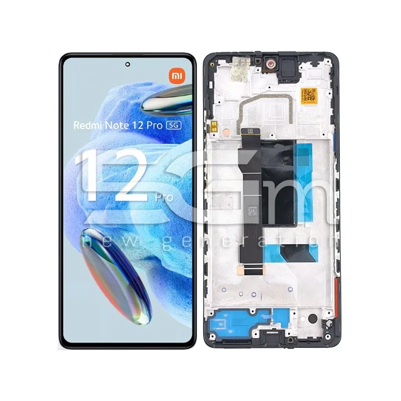 Display Touch + Frame Nero Xiaomi Poco X5 Pro 5G - Redmi Note 12 Pro 5G Ori | Store Online 5G-M