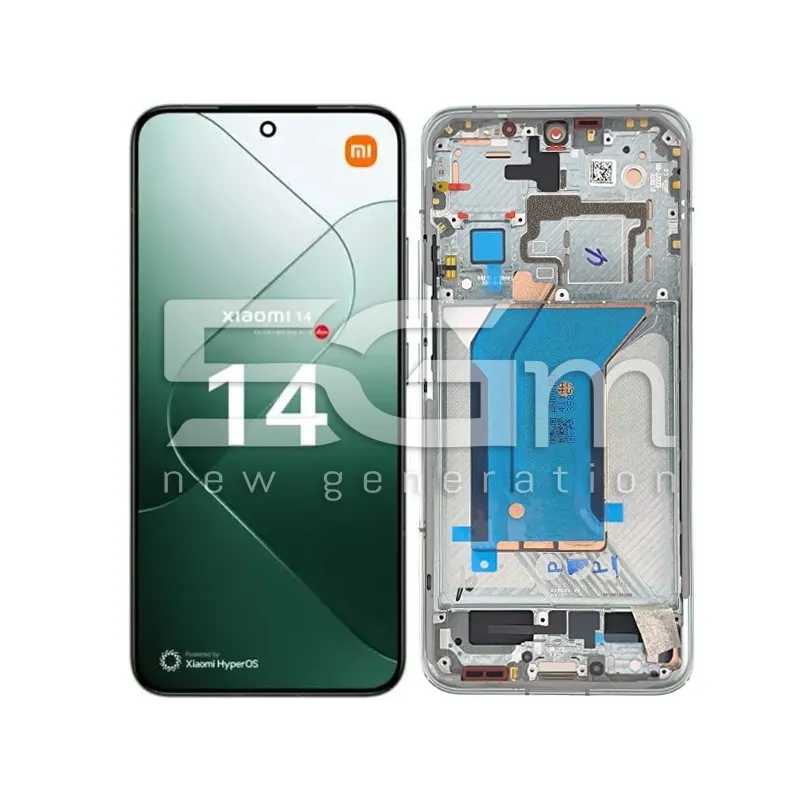 Display Touch + Rahmen Grün Xiaomi 14 Ori | 5G-M Online Shop