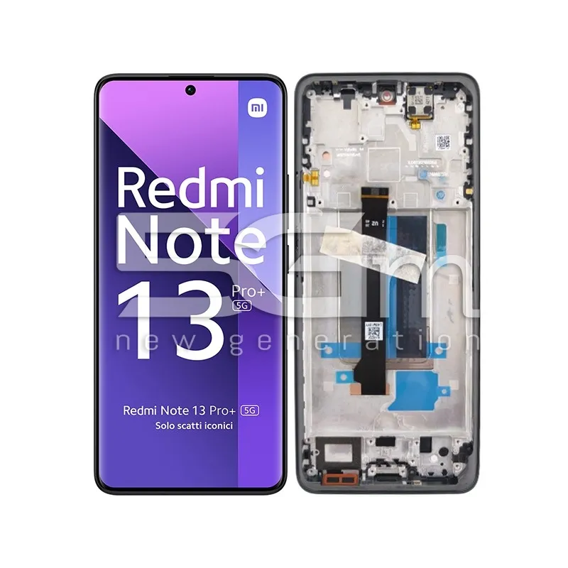 Touchscreen-Display + Rahmen Tarnish Xiaomi Redmi Note 13 Pro+ Ori