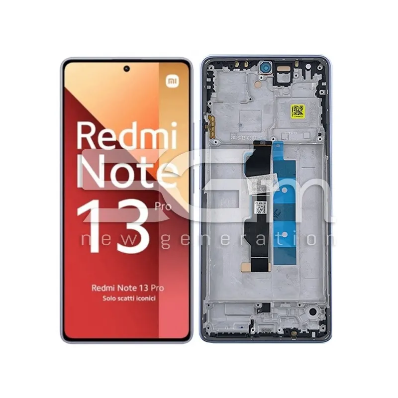 Display Touch + Frame Lavender Purple Xiaomi Redmi Note 13 Pro 4G Ori | Store Online 5G-M