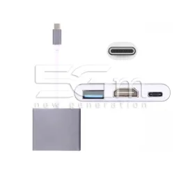 Hub Adaptateur USB-C 3-en-1 HDMI 4K USB 3.0 PD | 5G-M