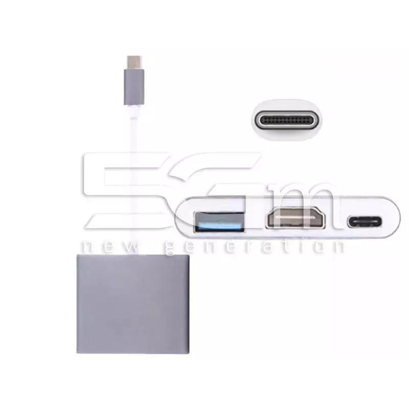 Adattatore USB Type C - a USB-C - Type-C - HDMI