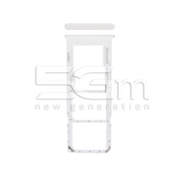 Supporto Dual Sim + Micro SD Bianco Samsung SM-A125 A12