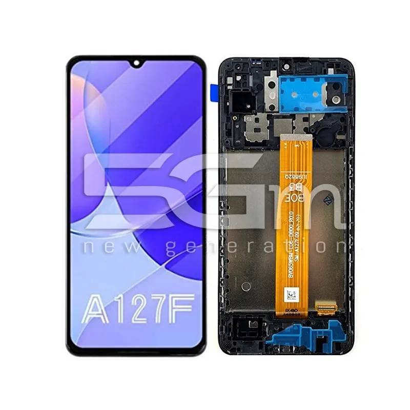 LCD + Frame Nero Samsung SM-A127 A12 (IPS) Flex Orange | Store Online 5G-M