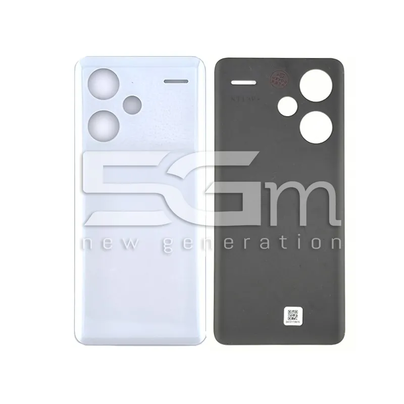 Cache Arrière Blanc Clair de Lune Xiaomi Redmi Note 13 Pro+ (Sans Logo) | 5G-M