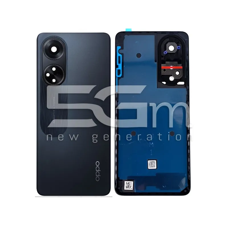 Retro Cover Cool Black OPPO A98 5G Ori | Store Online 5G-M