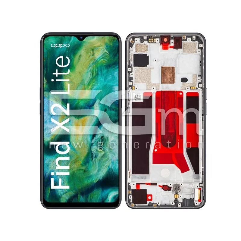 Display Touch + Rahmen Mondlicht Schwarz OPPO Find X2 Lite Ori | 5G-M.com