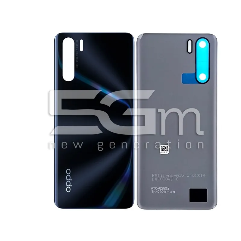 Hátlap Fényes Fekete OPPO A91 Ori | 5G-M Online Áruház