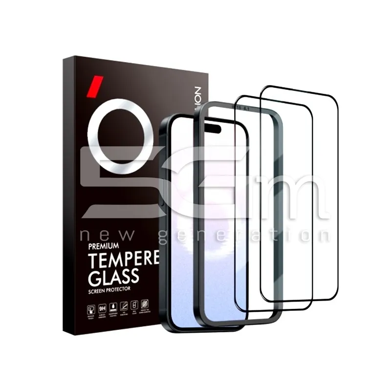 Premium Tempered Glass + Supporto Installazione iPhone 16 Plus | Store Online 5G-M