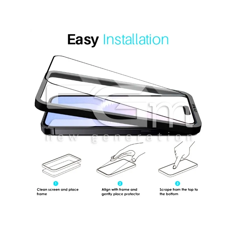 Premium Tempered Glass + Supporto Installazione iPhone 16 Plus | Store Online 5G-M