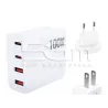 Caricabatterie 100W Ricarica Rapida 2 Usb + 2 Usb Type C Bianco Presa USA/UE | Store Online 5G-M