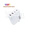 Caricabatterie 100W Ricarica Rapida 2 Usb + 2 Usb Type C Bianco Presa USA/UE | Store Online 5G-M