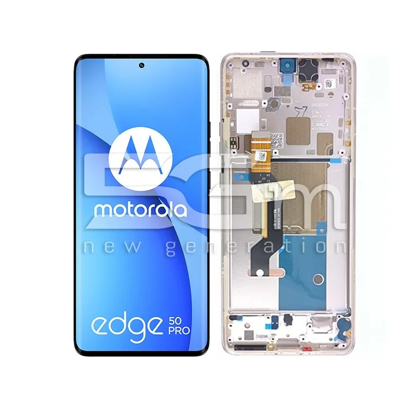 Display Touch + Frame Moonlight Pearl Moto Edge 50 Pro Ori | Store Online 5G-M