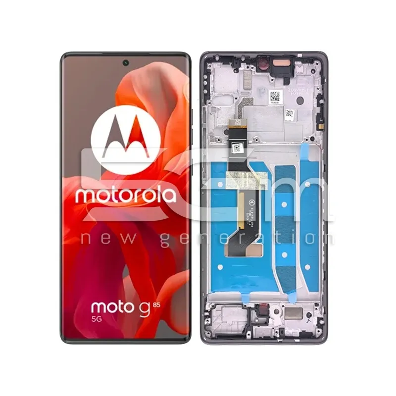 Display Touchscreen + Rahmen Schwarz Moto G85 Ori | Online Shop 5G-M