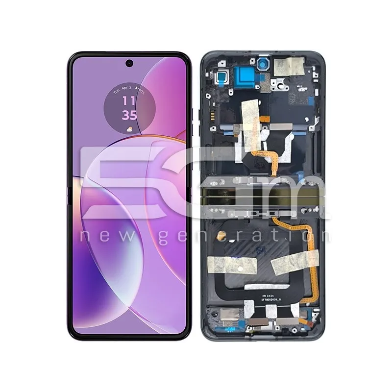 Écran Tactile + Châssis Noir Moto Razr 40 Ultra (PULLED) | 5G-M