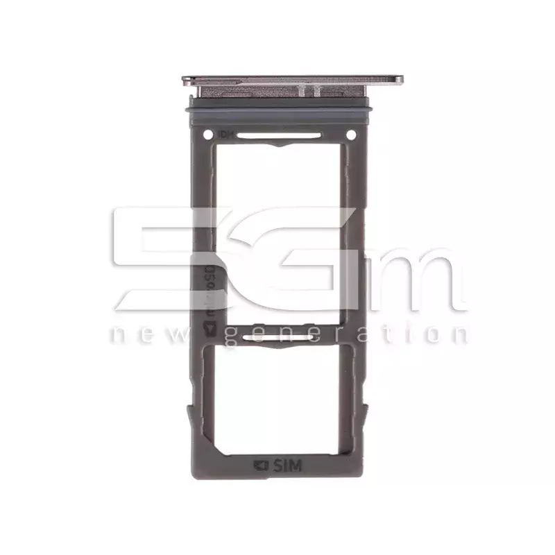 Sim Tray + MicroSD Tray Preto Samsung SM-G975 S10 Plus