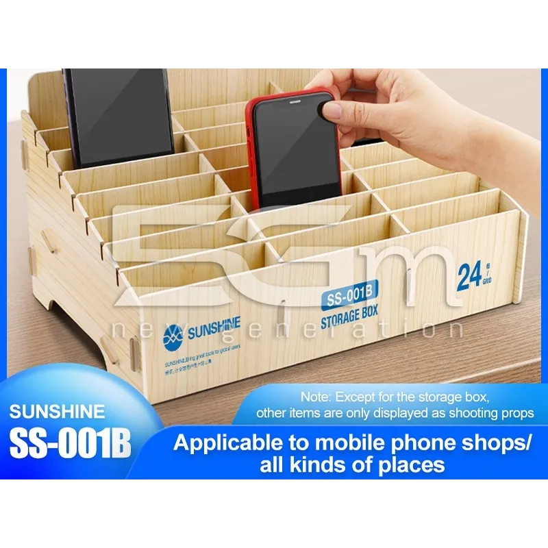 Sunshine SS-001B Organiseur Smartphones 24 Slots | 5G-M