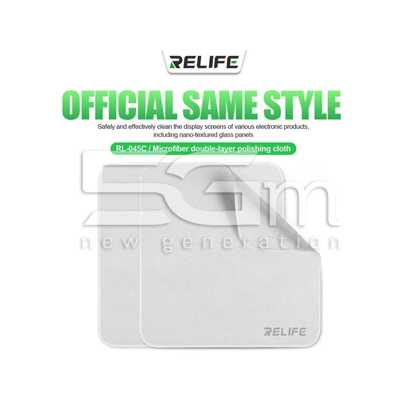 Relife RL-045C Double Layer Microfiber Cleaning Cloth | 5G-M