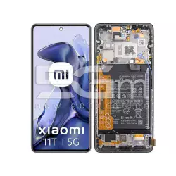 LCD + Frame Black +  Batteria Xiaomi Mi 11T  5G (PULLED)