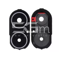 Rear Camera Lens + Frame Super Silver OnePlus Nord CE4 Lite
