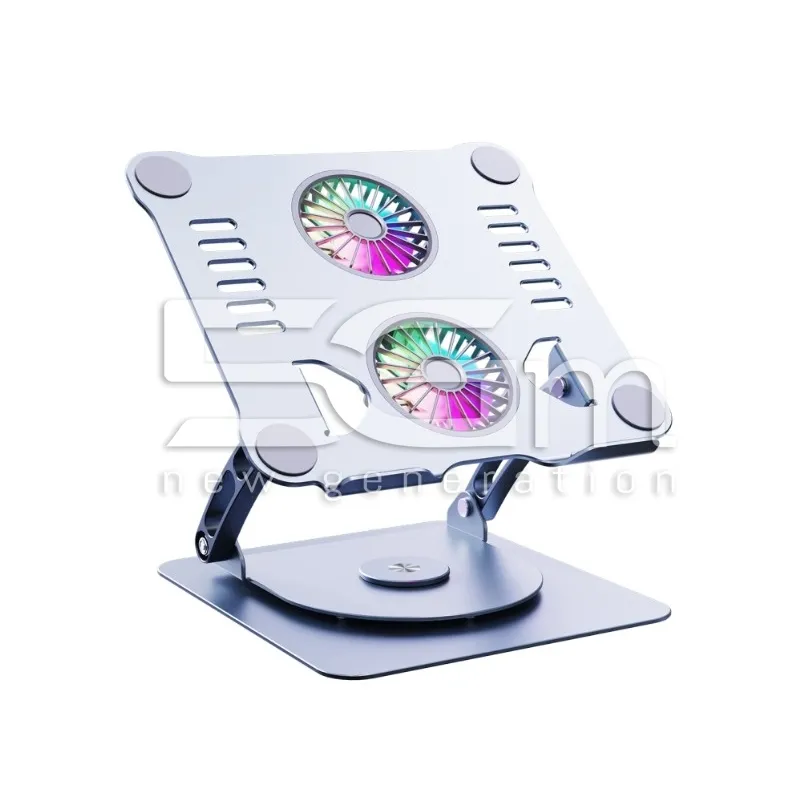 Laptop Állvány Kettős Csendes LED Ventilátorral | 5G-M