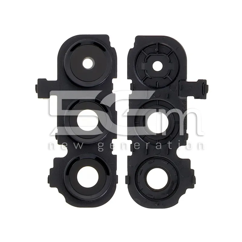 Hinteres Kamera-Glas + Rahmen Schwarz Samsung SM-A166 A16 5G | 5G-M