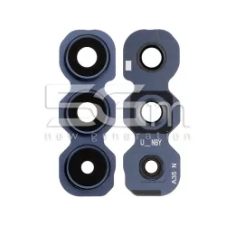 Стъкло на задна камера + Рамка Navy Blue Samsung A35 5G | 5G-M