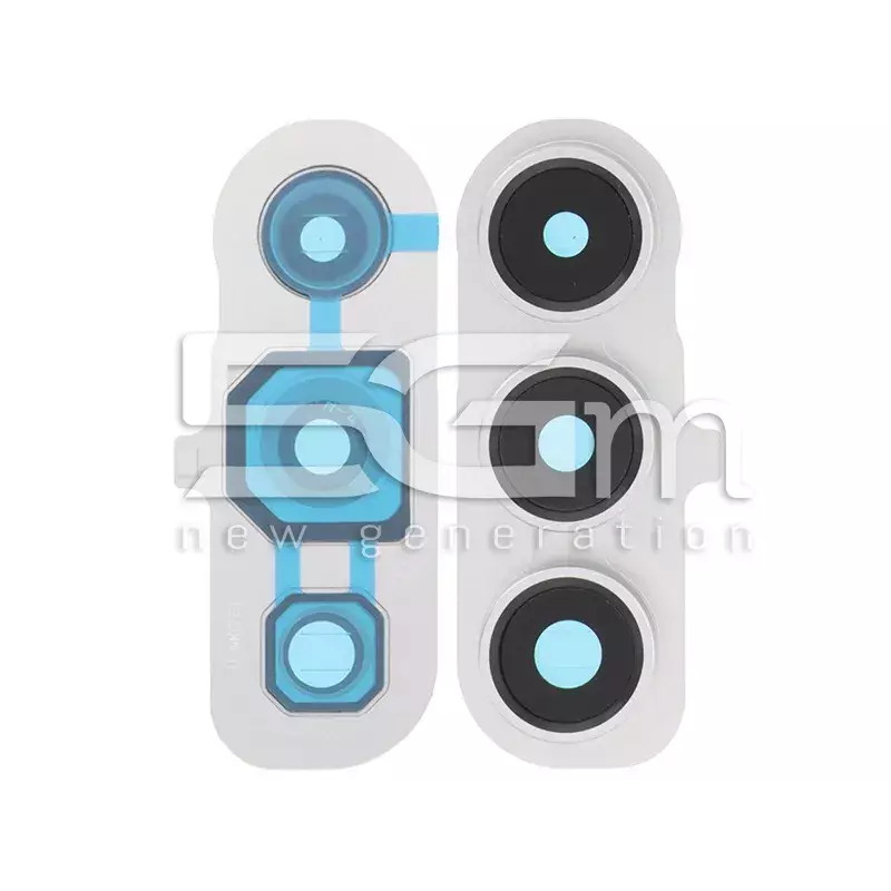 Rear Camera Lens + Frame Silver Samsung SM-S721 S24 FE