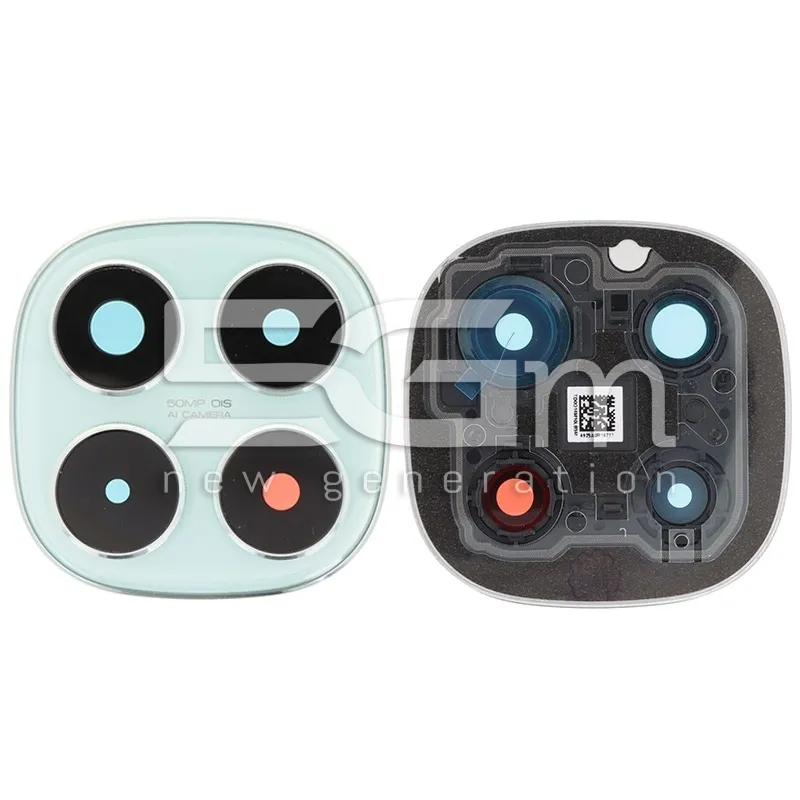 Vetrino Camera Posteriore + Frame Coral Green Xiaomi Redmi Note 14 Pro | Store Online 5G-M