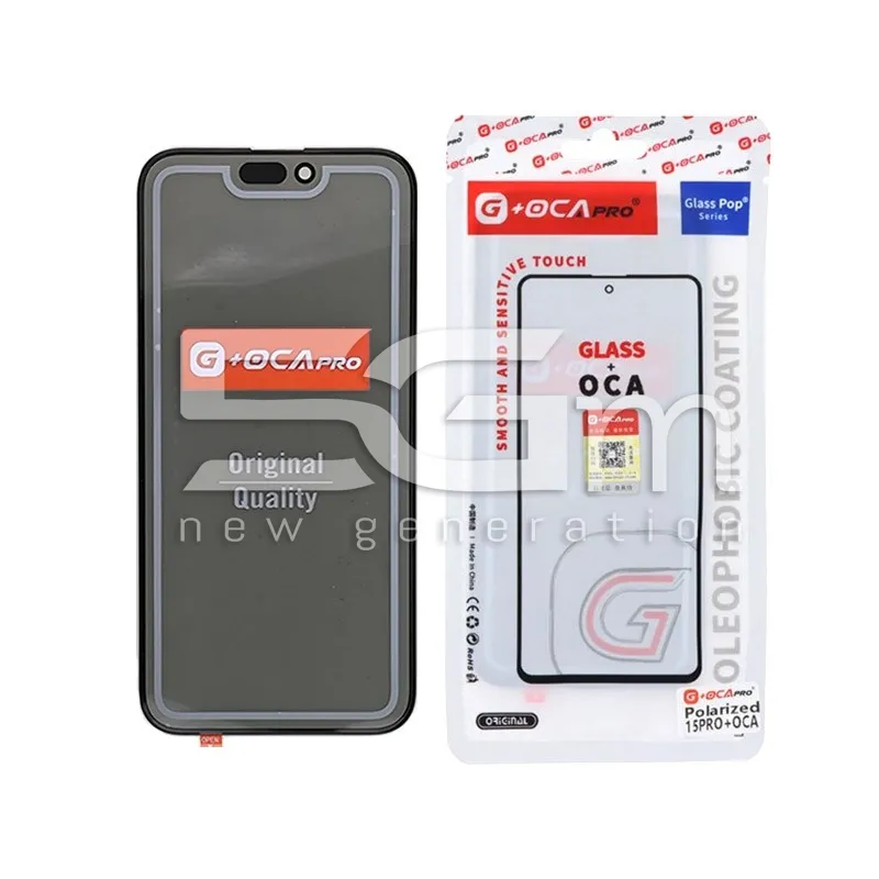 Vetro Polarized + OCA Pro iPhone 15 Pro | Store Online 5G-M