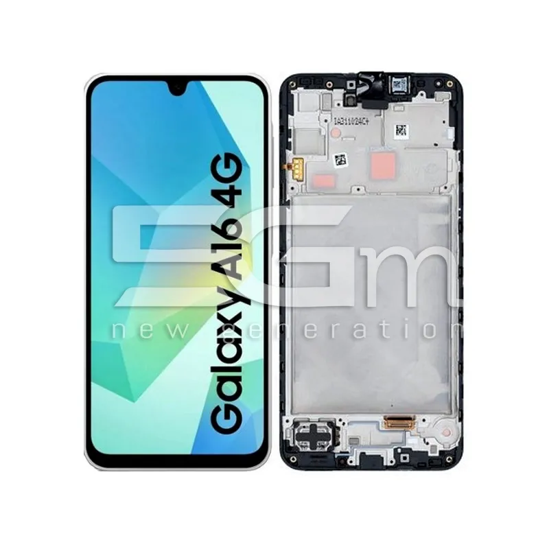 Display Touchscreen + Rahmen Schwarz Samsung A16 4G Ori | 5G-M