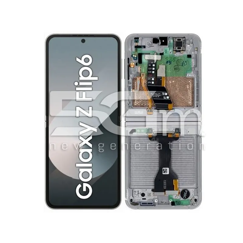 Display Touch + Frame Silver Shadow Samsung SM-F741 Flip 6 Ori | Store Online 5G-M