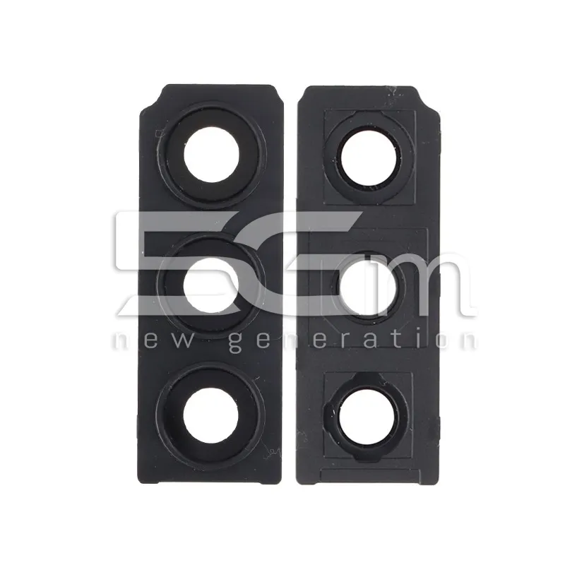 Kamera Glas hinten + Rahmen Schwarz Samsung SM-A136 A13 5G | 5G-M