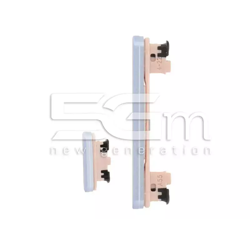 External Button Ice Blue Samsung SM-A556B A55 5G