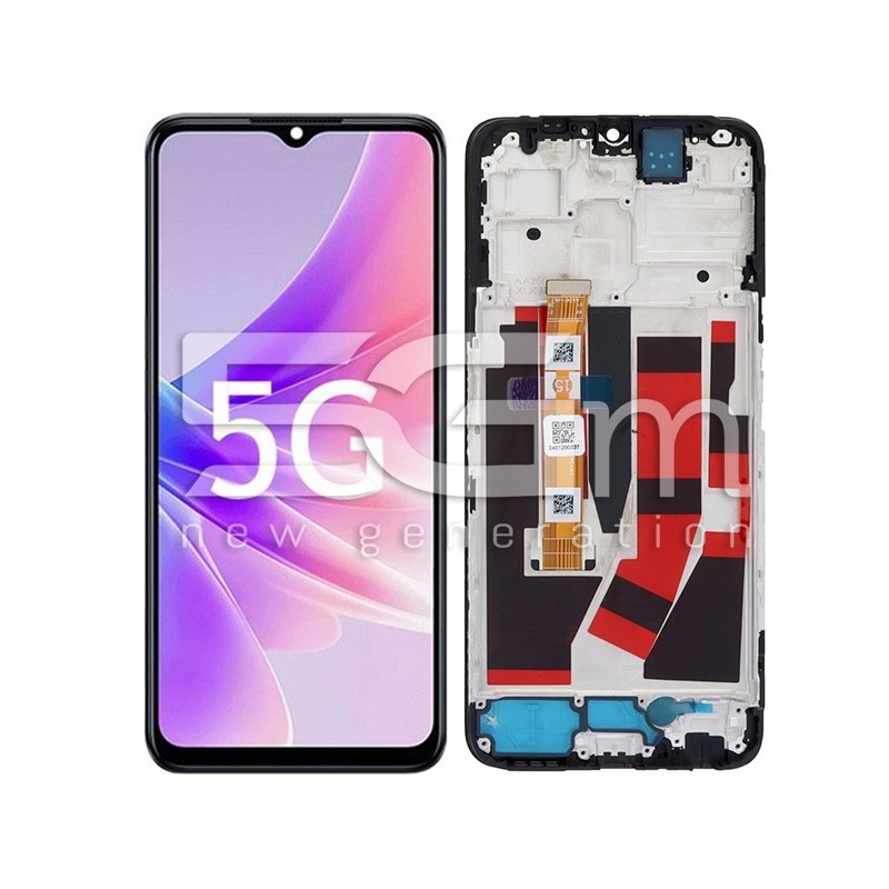 Display Touch + Frame Nero OPPO A77 5G (IPS)