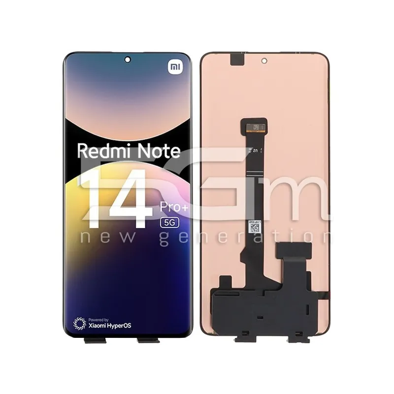 Xiaomi Redmi Note 14 Pro 5G Érintőkijelző Fekete (PULLED)