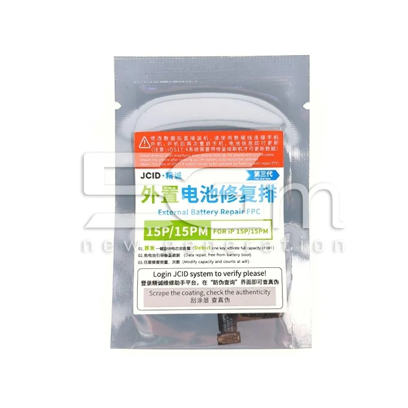JC V1S - V1SE JCID Cablu Reparatie Baterie iPhone 15 Pro - 15 Pro Max | 5G-M