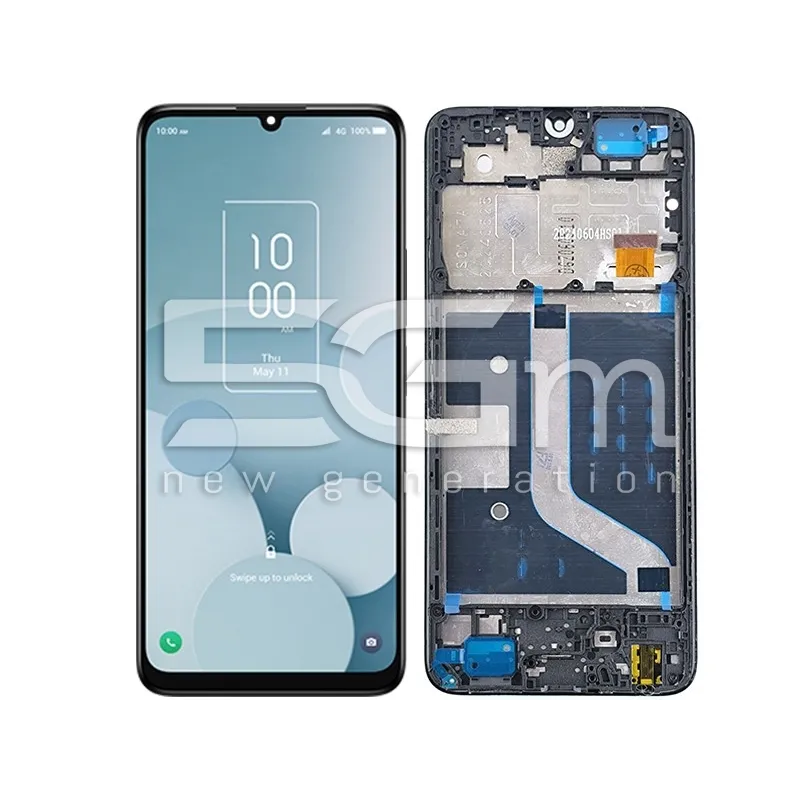 Ecran Tactil + Ramă Negru TCL 40 XL (IPS) | 5G-M.com
