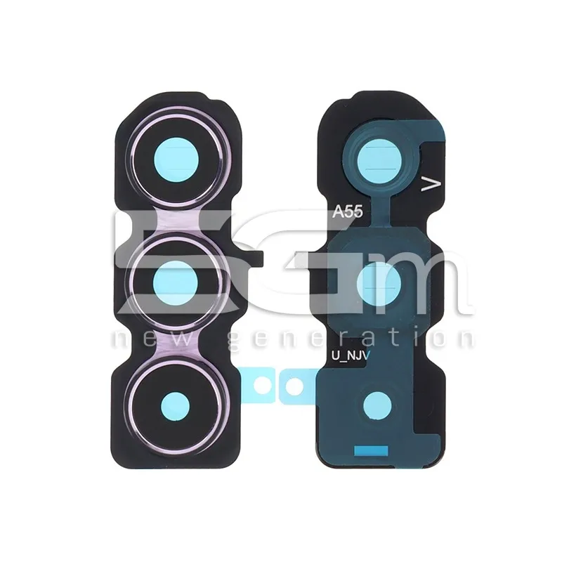 Vetrino Camera Posteriore + Frame Lavender Samsung SM-A556B A55 5G | Store Online 5G-M