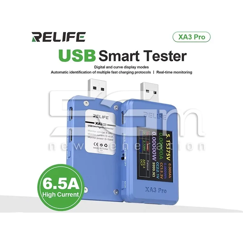 Relife RL-XA3 PRO USB Smart Tester | Store Online 5G-M