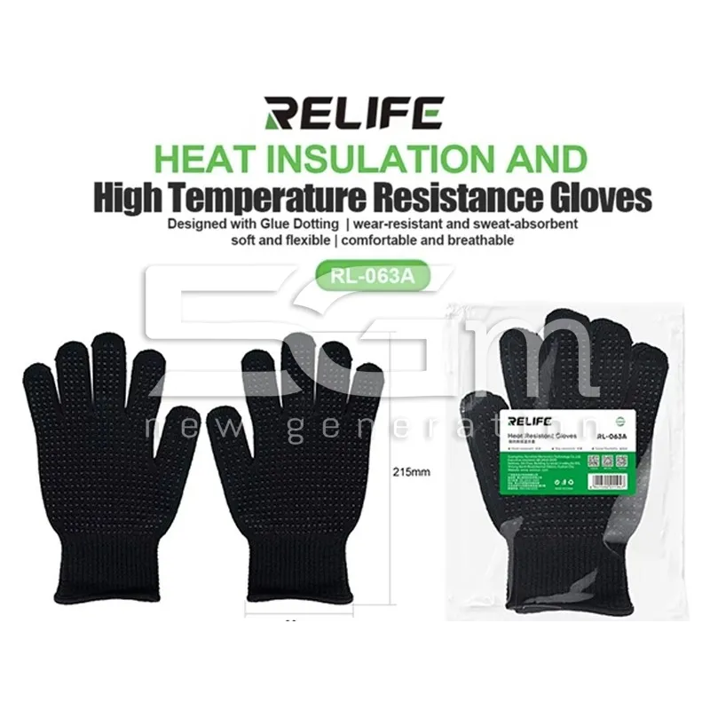 RELIFE RL-036A High-Temperature Resistant Gloves | 5G-M