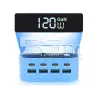 RELIFE RL-Q2 Încărcător GaN 120W 8 Porturi PD și QC3.0 | 5G-M