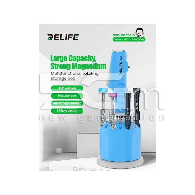 RELIFE RL-T01 360° Rotating Charging Base and Organizer for RELIFE E2