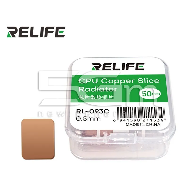 RELIFE RL-093C – Dissipatori in Rame per CPU 0.5mm (50 PCS) | Store Online 5G-M