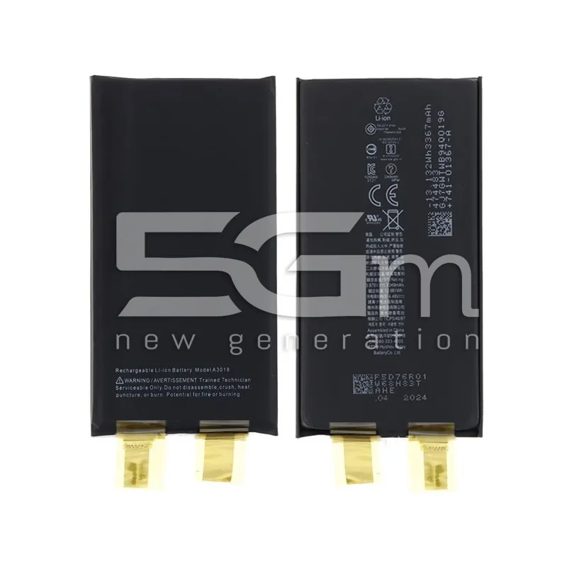 Batteria 3349mAh iPhone 15 No Board No Logo