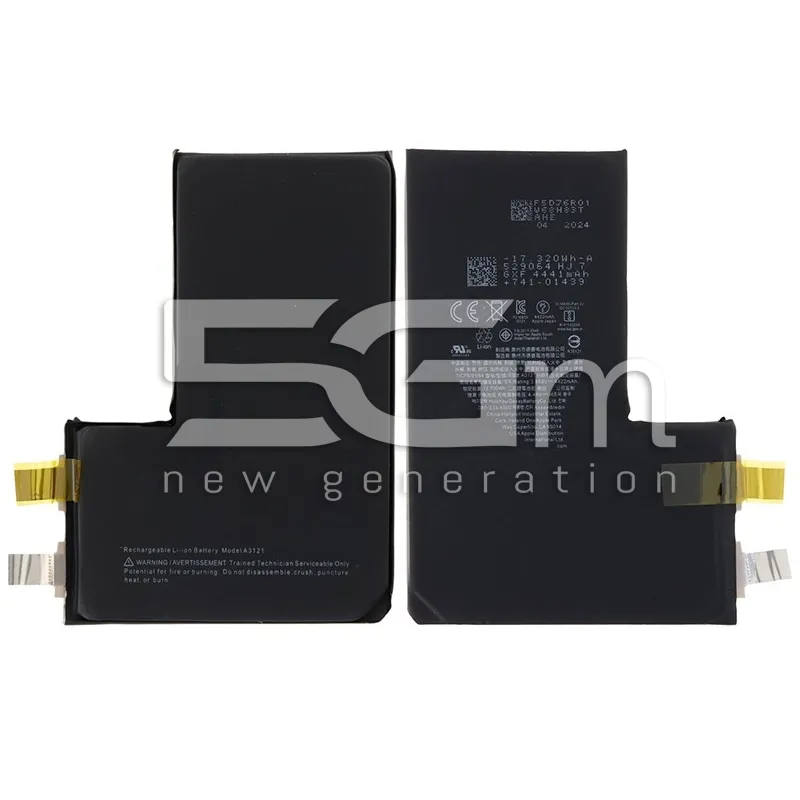 Batteria 4441mAh iPhone 15 Pro Max No Board No Logo | Store Online 5G-M