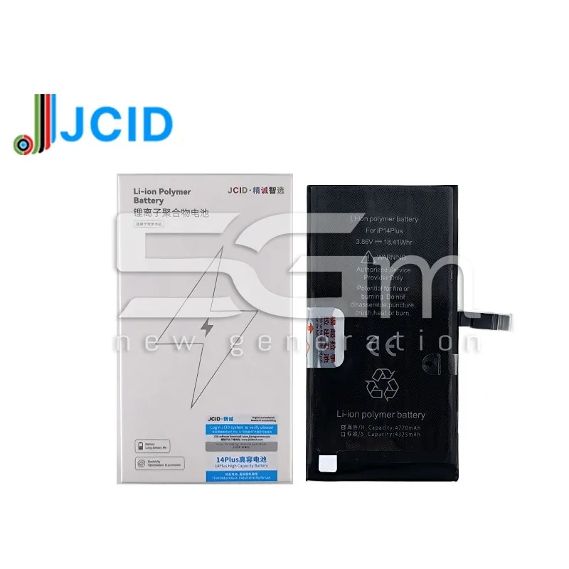 JCID Batteria iPhone 14 Plus High Capacity 3400mAh | Store Online 5G-M