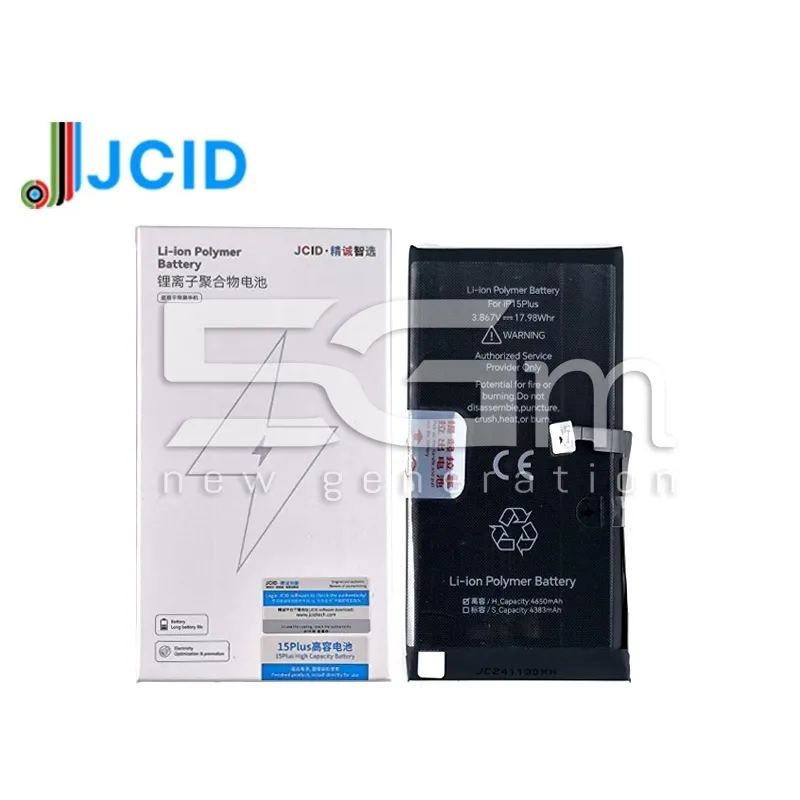 JCID Baterie iPhone 15 Plus Capacitate Înaltă 4650mAh | Magazin Online 5G-M