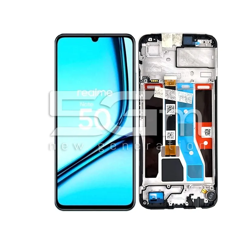 Display Touch + Frame Midnight Black Realme Note 50 Ori | Store Online 5G-M