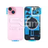 Rear Cover Pink + Holder + Magnetism Ring iPhone 15 No Logo